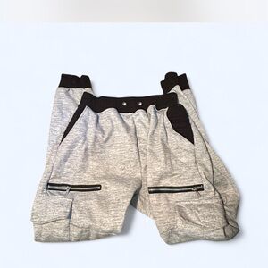 Gray Men's Shorts with Black Accents